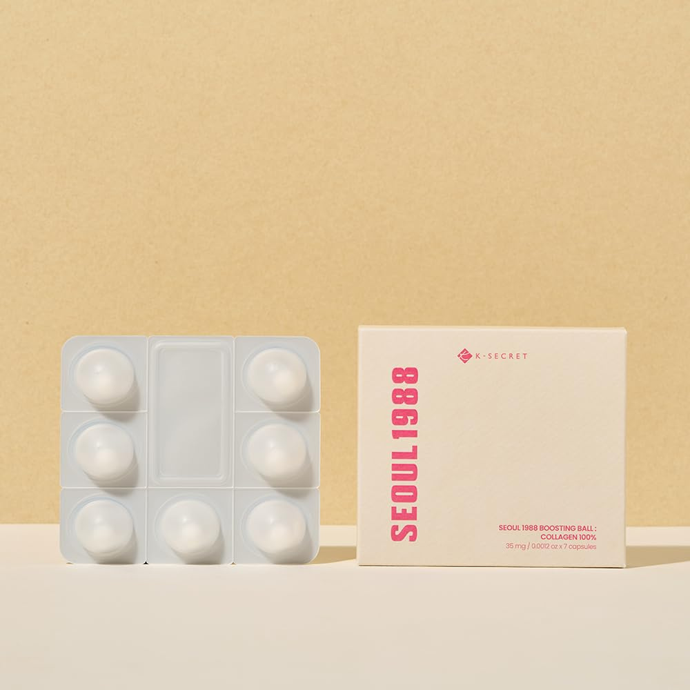 Ampollas Para La Piel Del Rostro Con 100% Colágeno - Seoul 1988