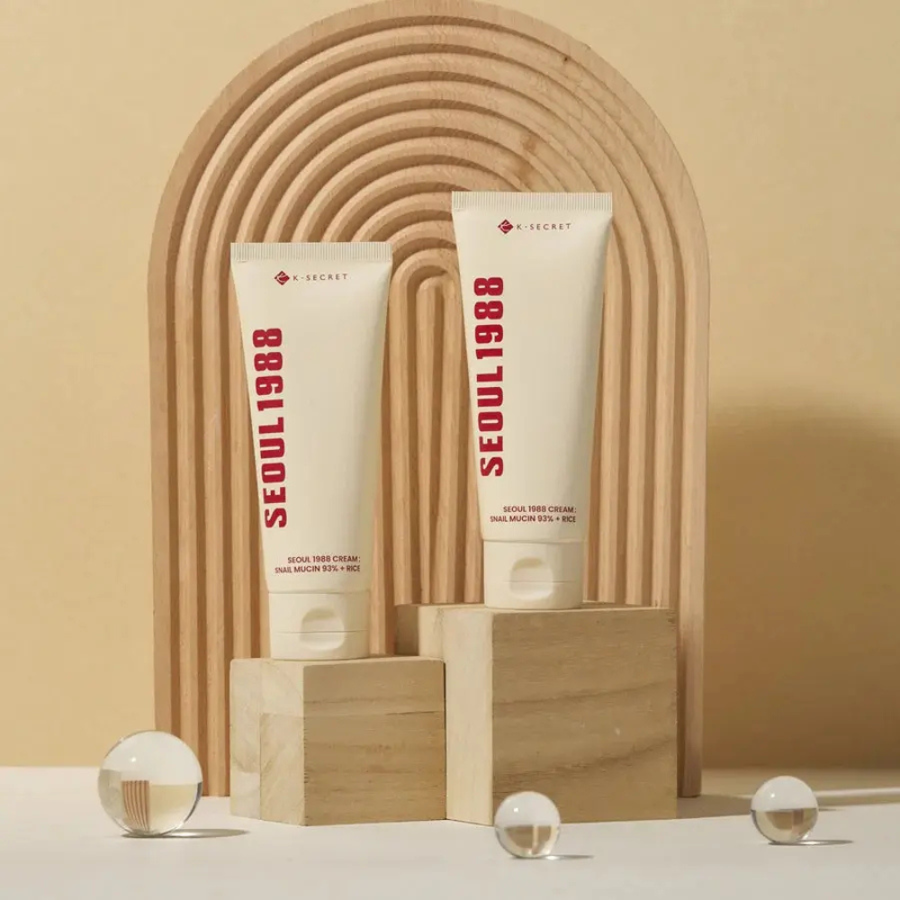 Crema con 93% Mucina de Caracol y Arroz 100 ml - Seoul 1988