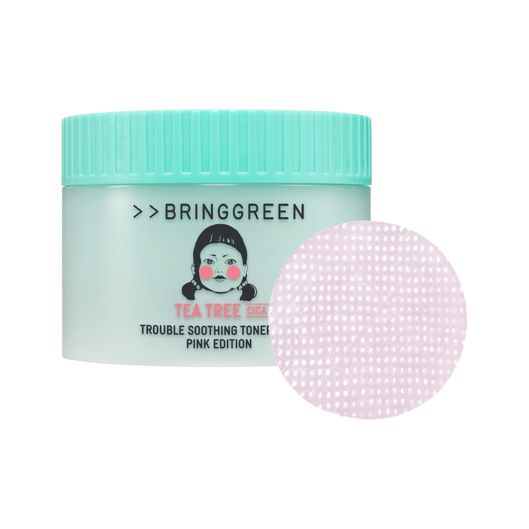 Almohadillas Tonificantes Tea Tree Cica Pink 90PZ - BRINGGREEN