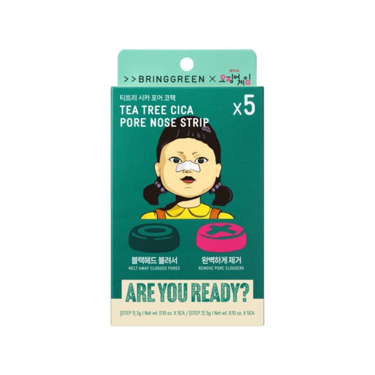 Tira para Poros Nasal Tea Tree Cica 5 pz - BRINGGREEN