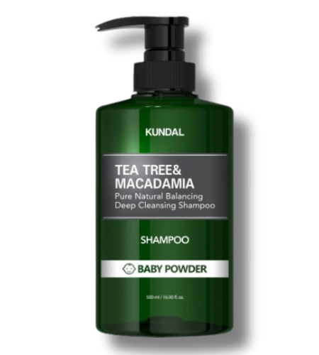 Shampoo Limpieza Profunda de Tea Tree Macadamia Baby Powder 500 ml - Kundal