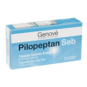 Suplemento Alimenticio para Piel Grasa Pilopeptan Seb 30 cápsulas - Genove