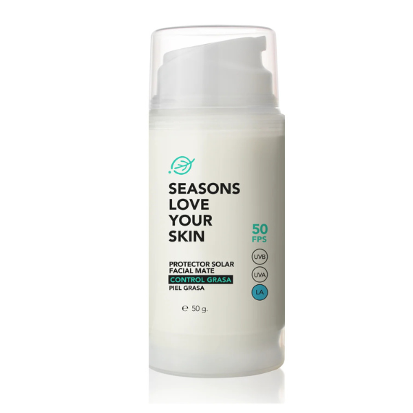 Protector Solar con Acabado Mate SPF 50 50 g - Seasons