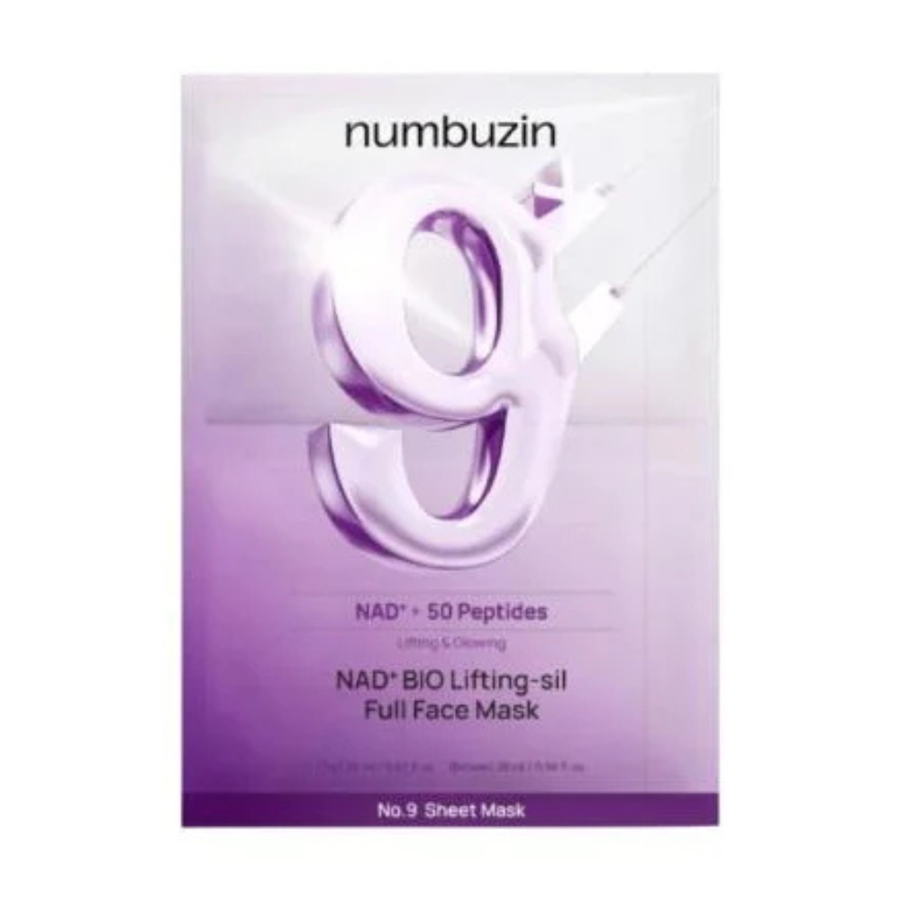 Mascarilla de Tela Bio-Lifting No. 9 NAD+ 42 g - Numbuzin