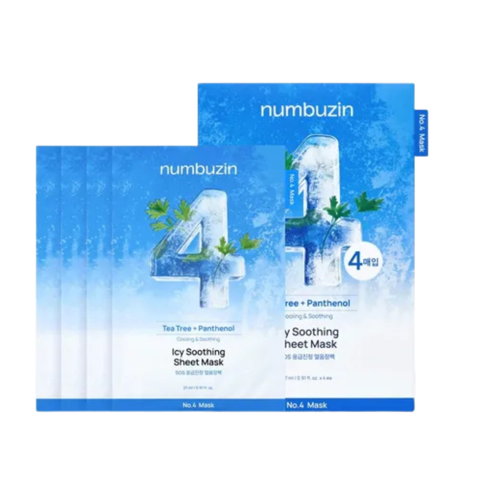 Mascarilla Facial Calmante ICY No.4  - Numbuzin