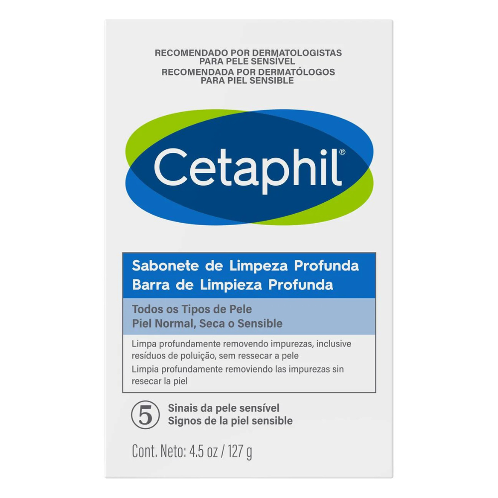 Barra de Limpieza Profunda para Piel Grasa 127 g - Cetaphil