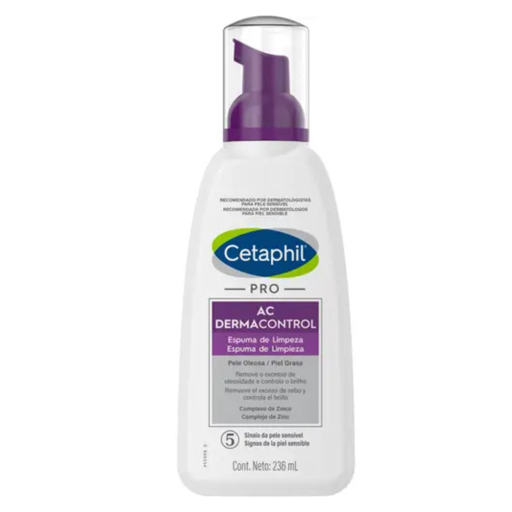 Espuma de Limpieza Pro AC Control (Dermacontrol) 236 ml - Cetaphil