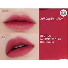 Labios Fixing Tint 07 Cranberry Plum Labial 4gr Rojo - ETUDE