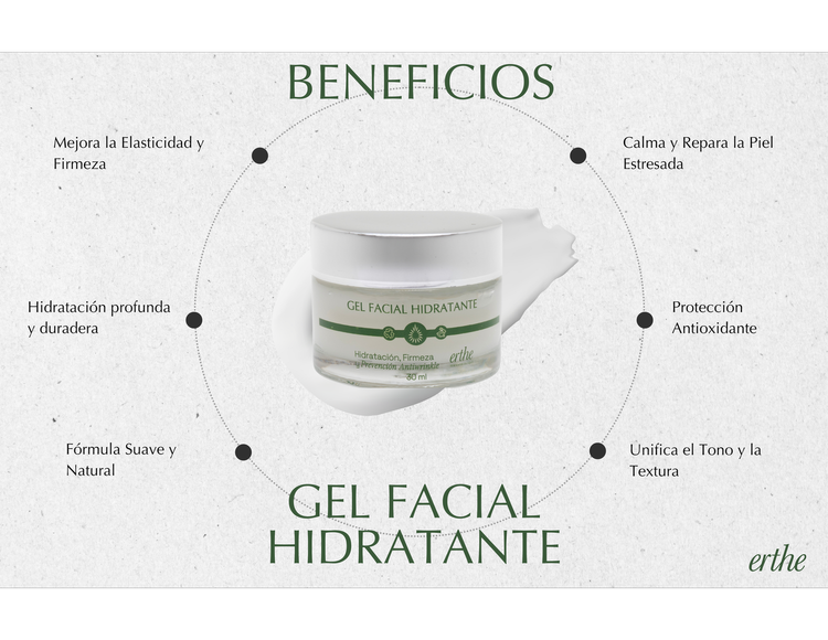 Gel Hidratante Facial 30ml - Erthe