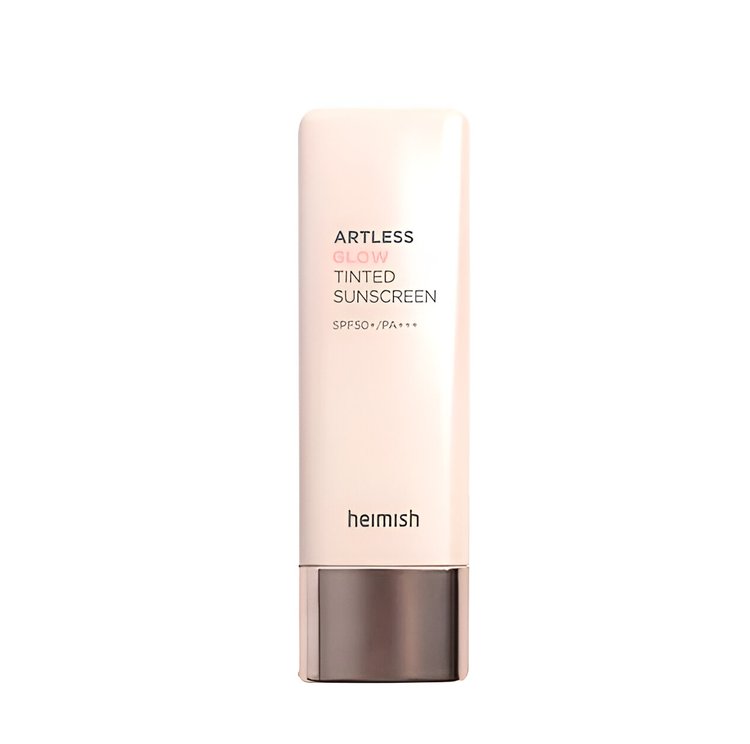 Bloqueador Solar con Color Artless Glow Shine SPF50+ PA+++ 40ml - Heimish