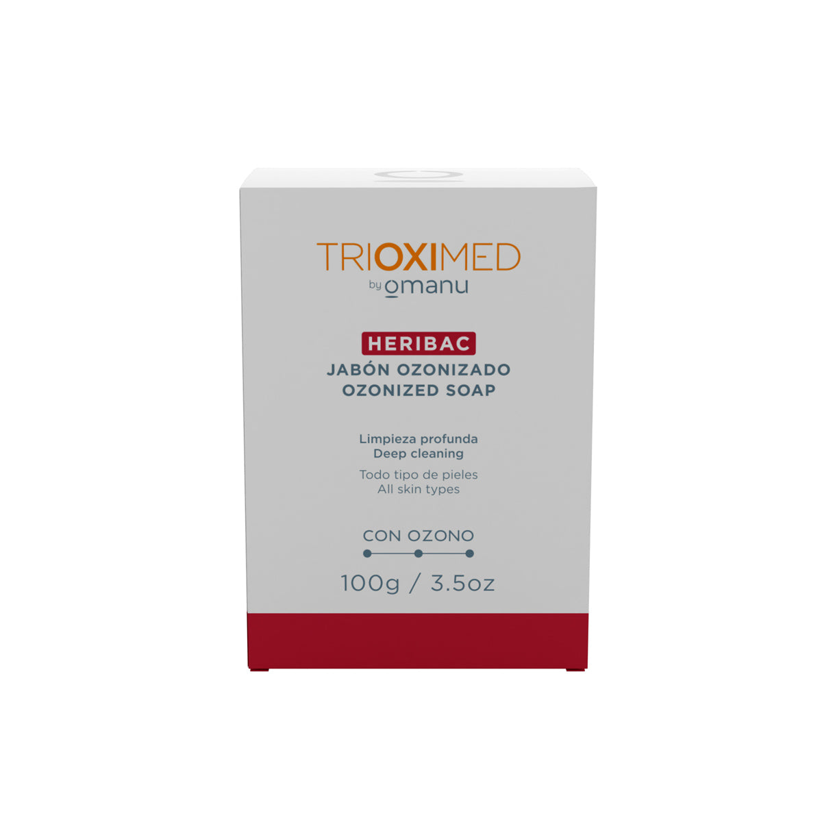 Jabón ozonizado Heribac 100 g - Trioximed