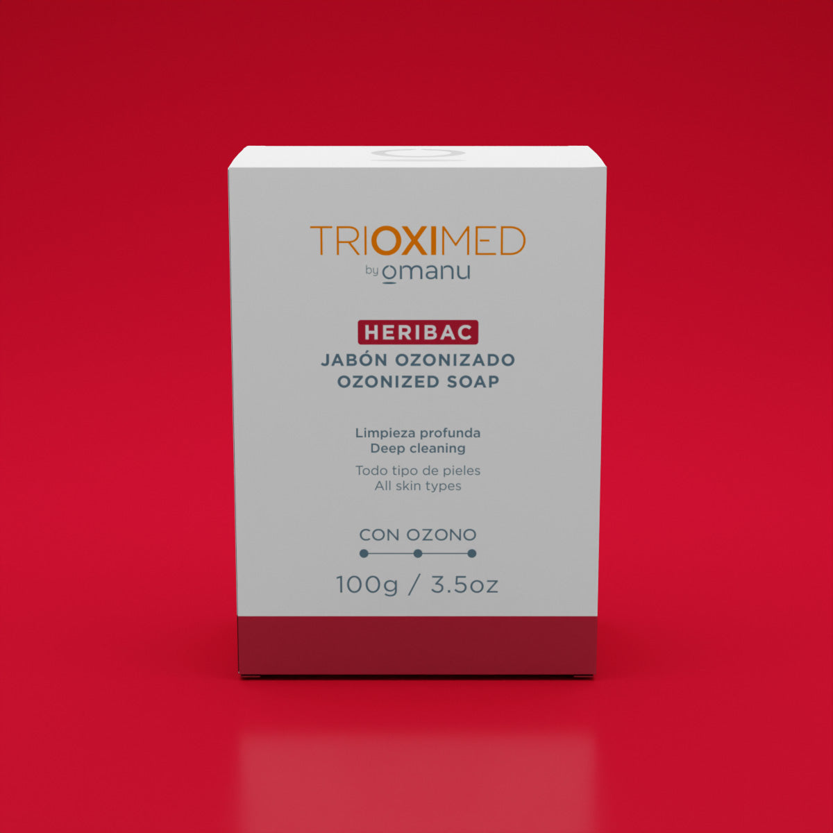 Jabón ozonizado Heribac 100 g - Trioximed
