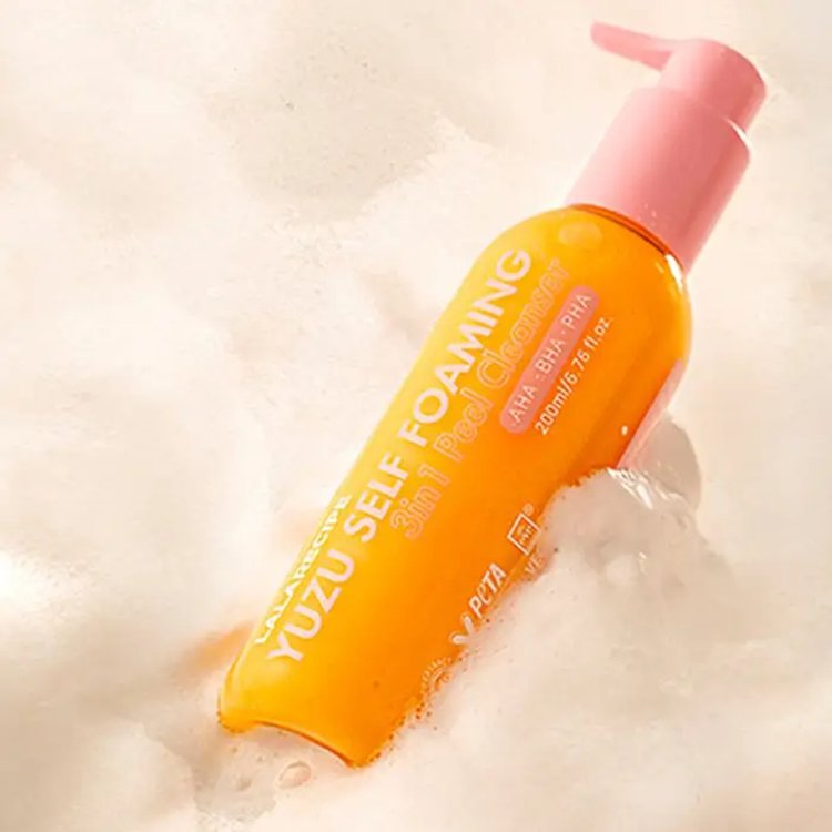 Limpiador Facial Yuzu Self Foaming 3 en 1 200ml - Lala Recipe
