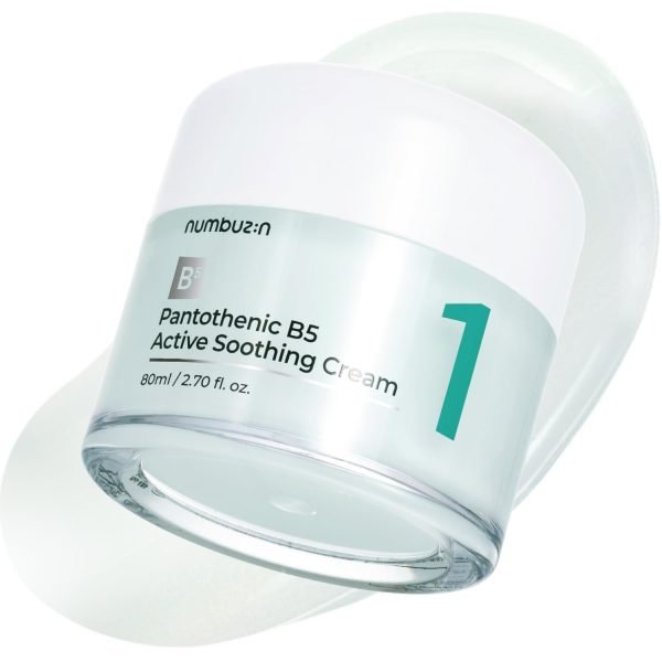 Crema Calmante Activa No. 1 con B5 Pantoténico 80 ml - Numbuzin