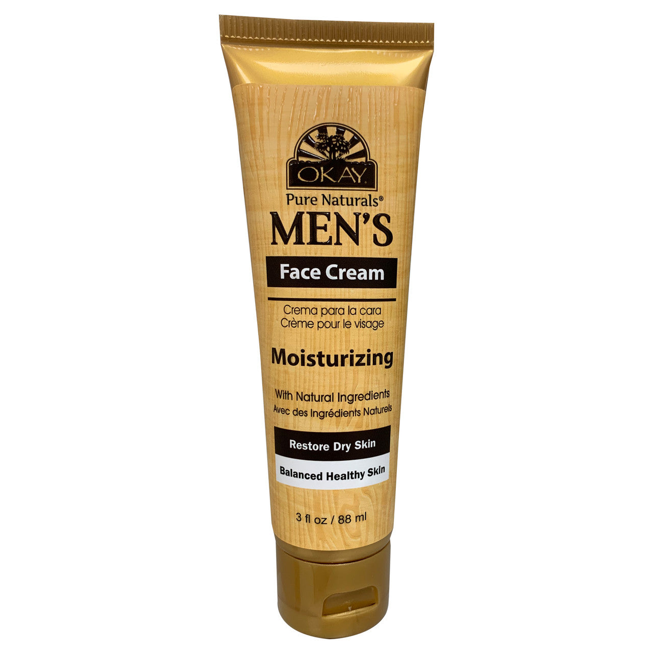 Crema Hidratante Facial para Hombres 3 oz - Okay