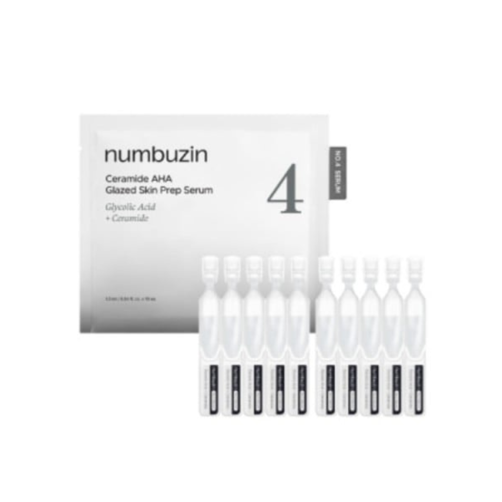 Muestra de Sérum No. 4 Ceramide AHA Glazed Skin Prep Serum 1.3 ml - Numbuzin