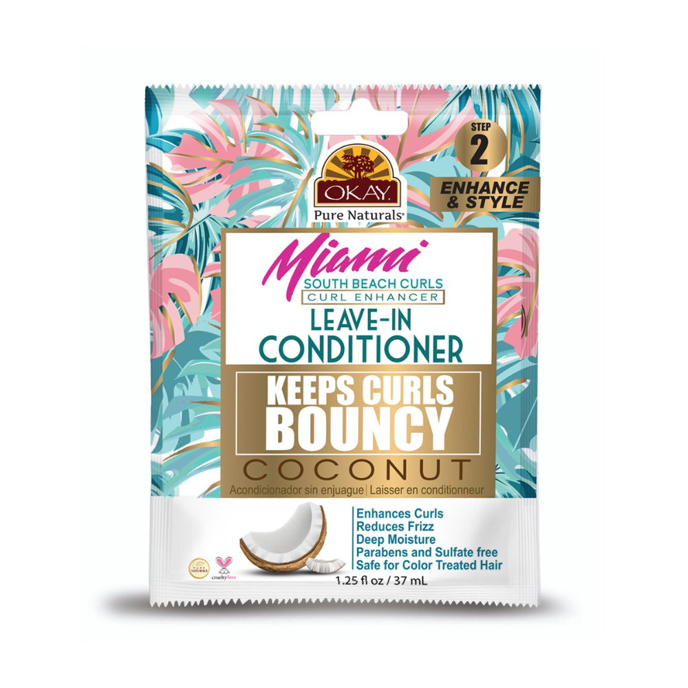 Acondicionador Sin Enjuague de Coco para Rizos 40 ml - Okay