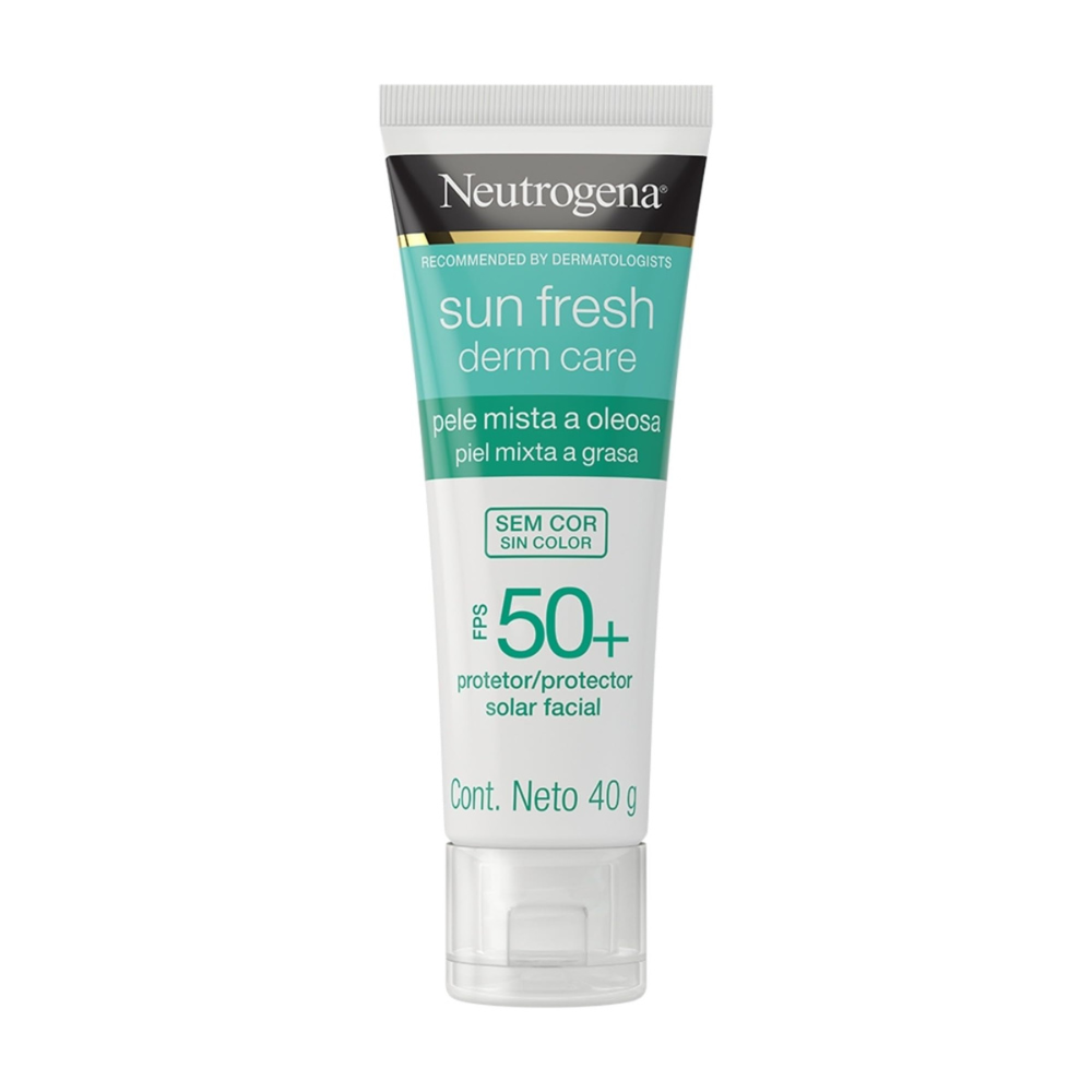 Protector Solar Sun Fresh Derm Care sin color FPS 50 40 g - Neutrogena