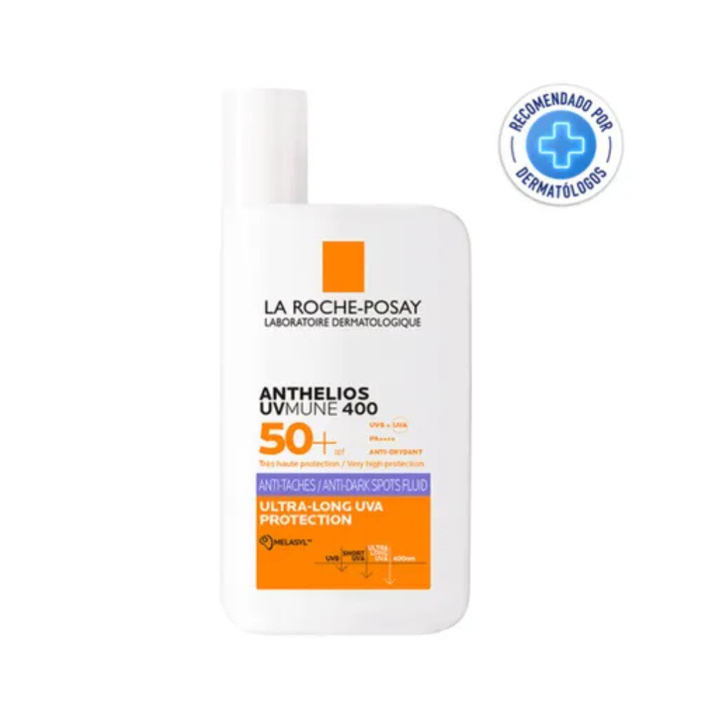 Protector Solar Antimanchas Anthelios UVMune 400 Fluido FPS 50+ 50 ml - La Roche-Posay
