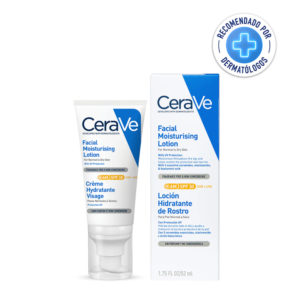 Loción Hidratante Facial con Protección UV 52 ml - CeraVe