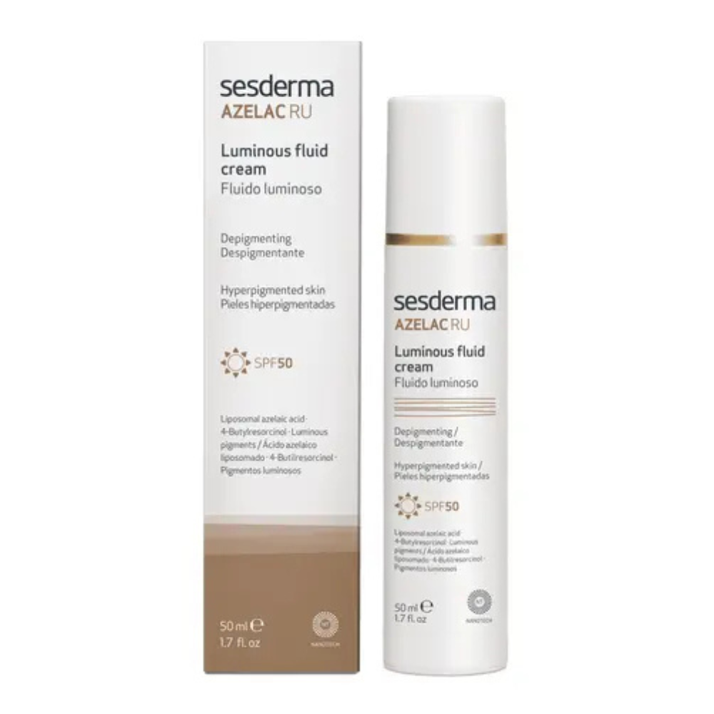 Protector Solar AZELAC RU Fluido Luminoso FPS50- SESDERMA