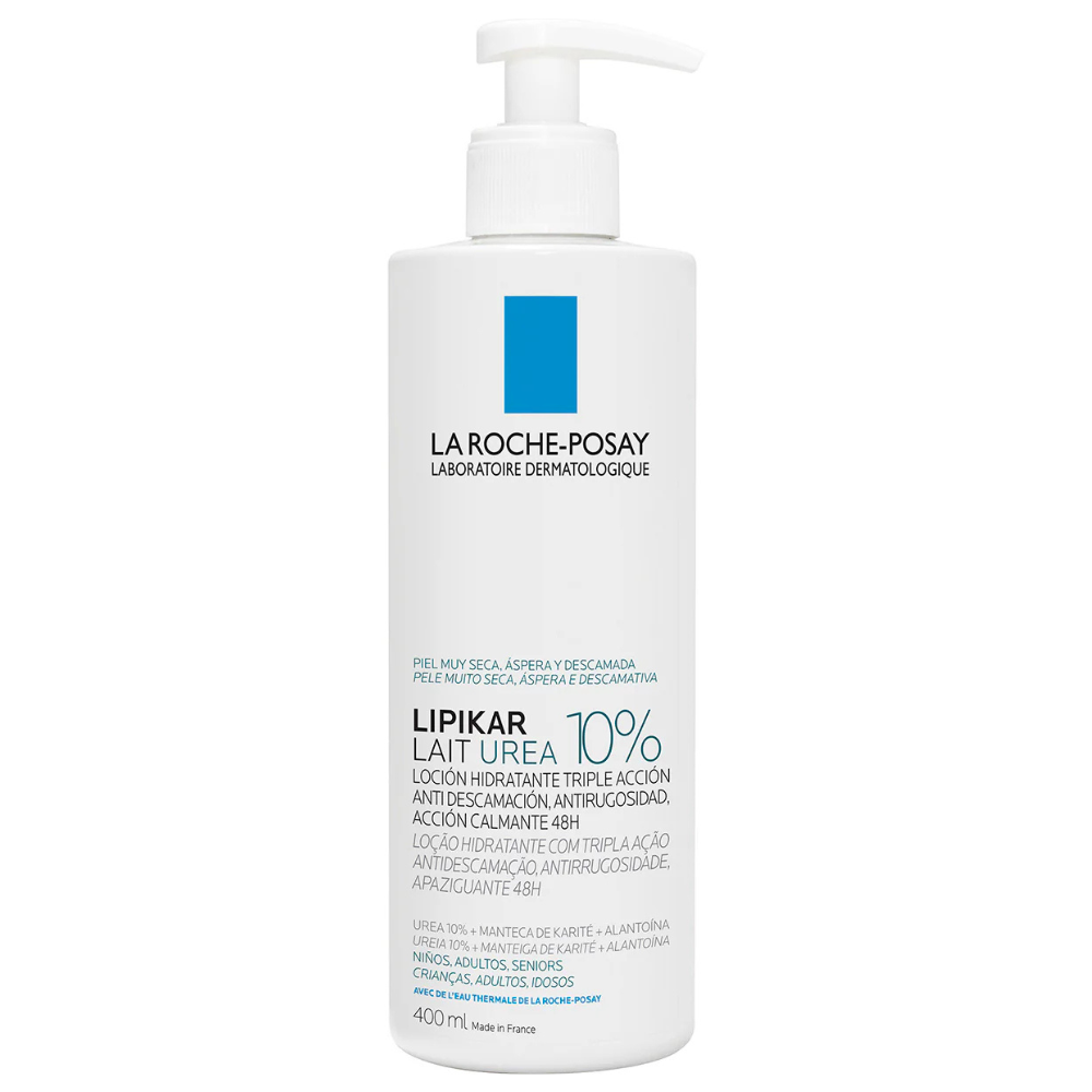 Leche Hidratante 10% de Urea Lipikar 400 ml - La Roche Posay