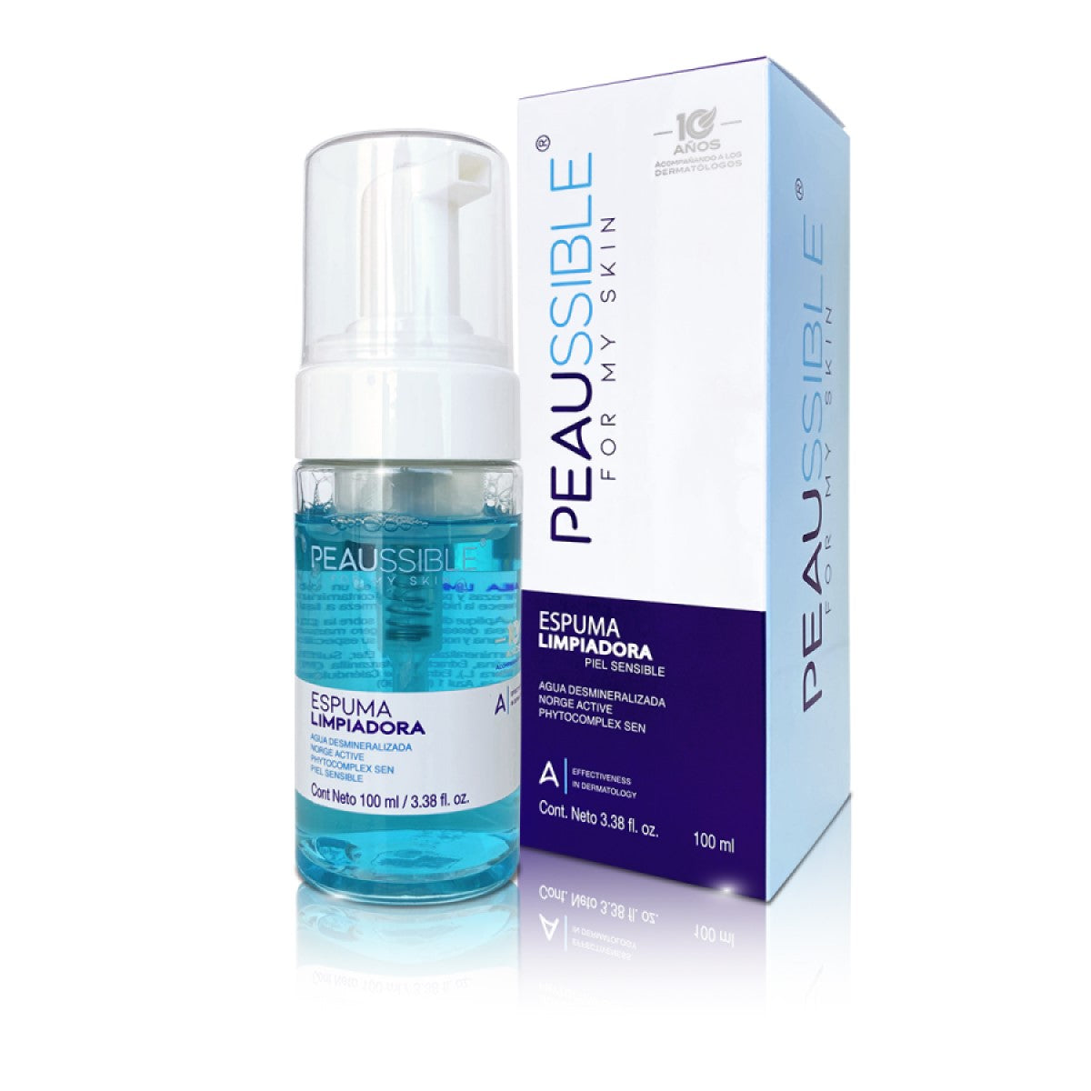 Espuma Dermolimpiadora Peaussible 100 ml - Loobayan