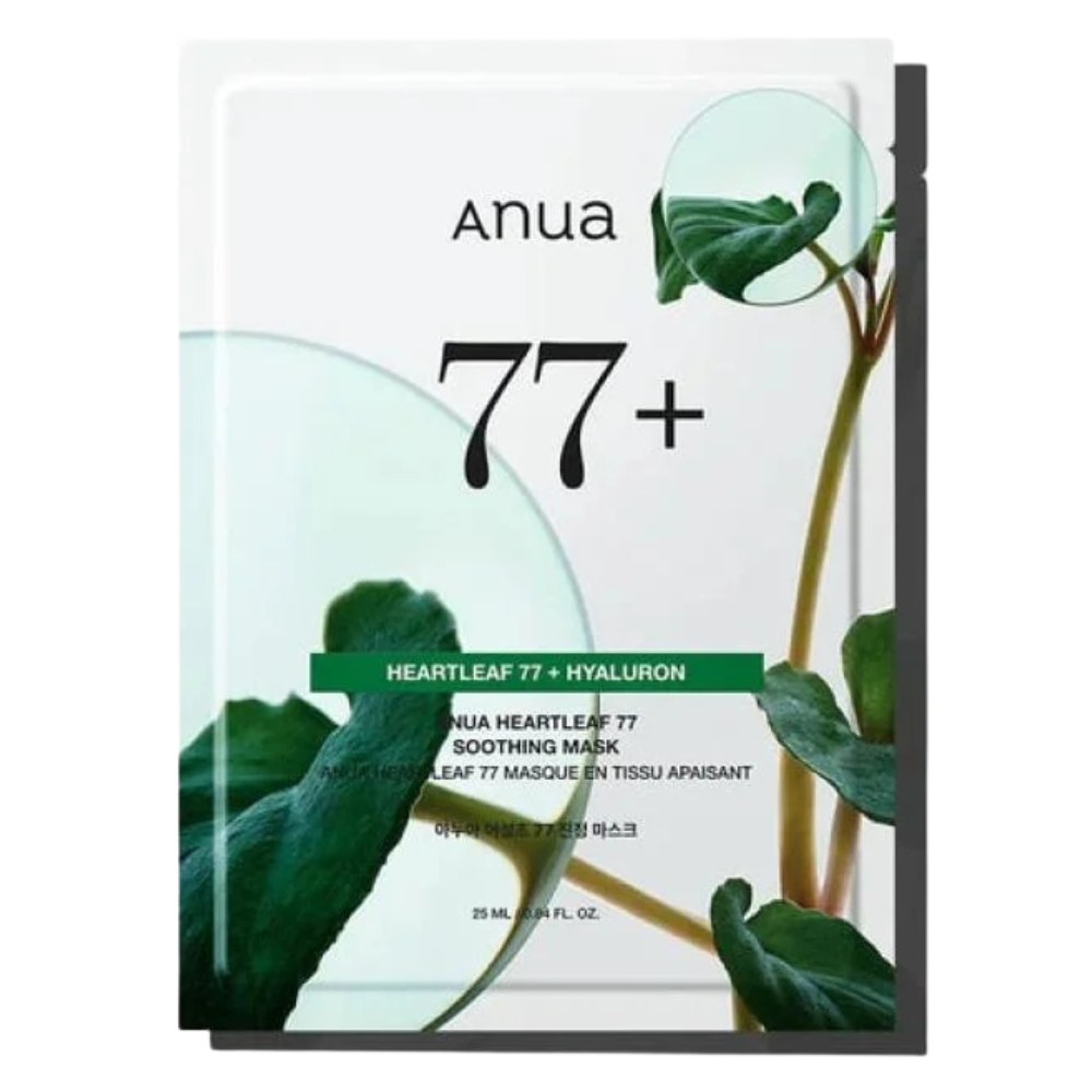 Mascarilla Heartleaf 77% Soothing Sheet Mask 1 pza - Anua