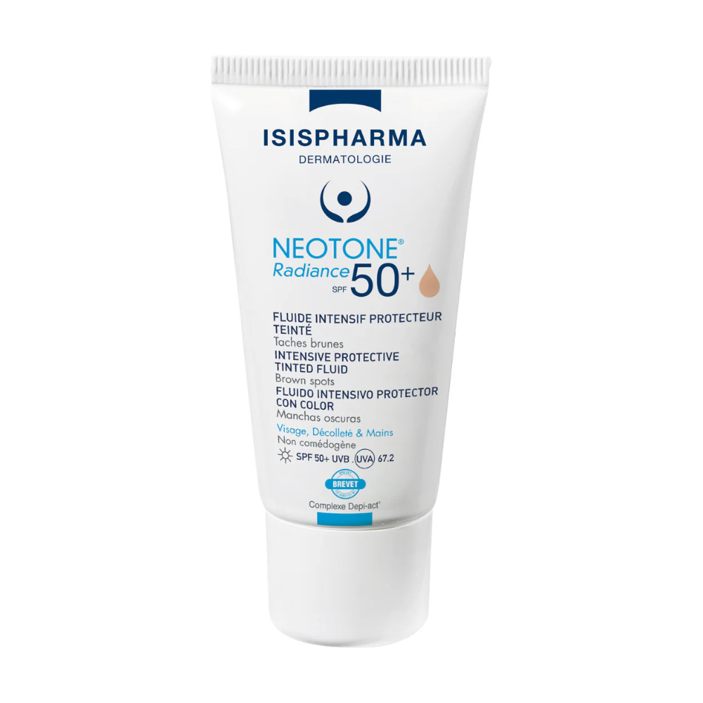 Neotone radiance spf50+ tinted Medium- Isispharma