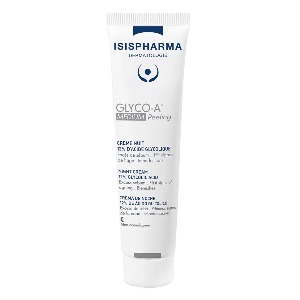 Glyco-A Medium Peeling- Crema de noche 30 ml- Isispharma