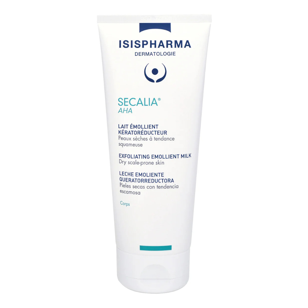 Leche Emoliente Corporal Exfoliante Secalia AHA 200 ml - Isispharma