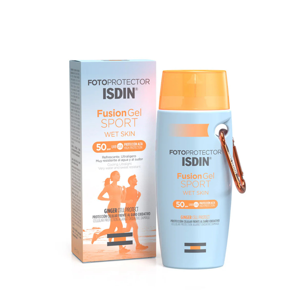 Fotoprotector Corporal en Gel Fusion Gel Sport FPS 50+ 100 ml - Isdin