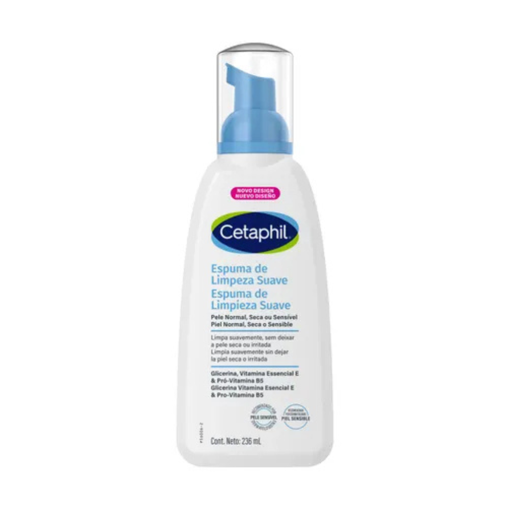 Espuma Limpiadora Suave Facial 236 ml - Cetaphil