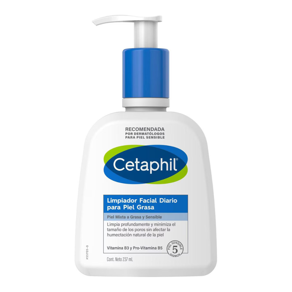 Gel Limpiador para Piel Grasa y Sensible 237 ml - Cetaphil