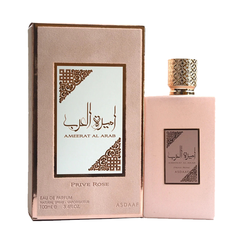 Perfume Ameerat Al Arab Prive Rose 100 ml - Lattafa