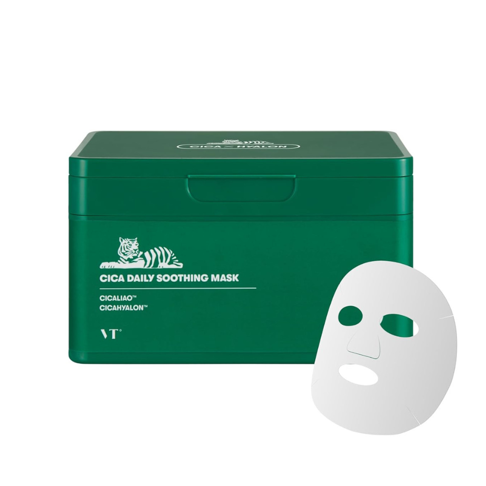 Mascarilla Facial Calmante VT Cica 30 pcs - Vt Cosmetics