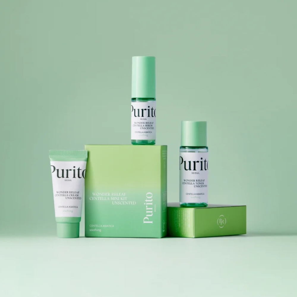 Minikit Wonder Releaf Centella Sin Perfume 60 ml - Purito