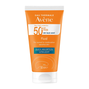 Protector Solar Fluido Toque Seco sin Color SPF 50+ 50 ml - Avene