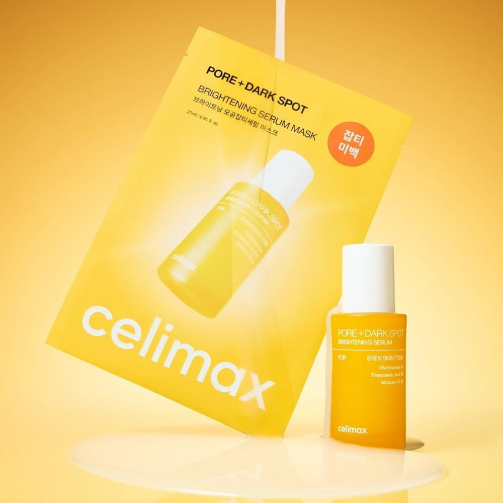 Mascarilla con Suero Iluminador para Poros Pore + Dark Spot Brightening - Celimax