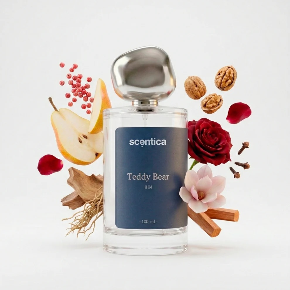 Teddy Bear  Perfume Scentica- Inspirado en Toy Boy de Moschino