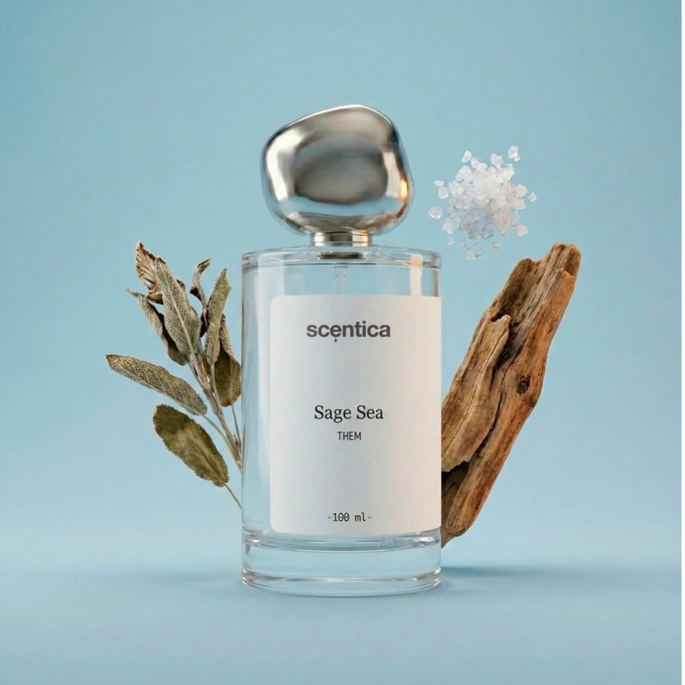 Sage Sea Perfume Scentica - Inspirado en Wood Sage & Sea Salt de Jo Malone