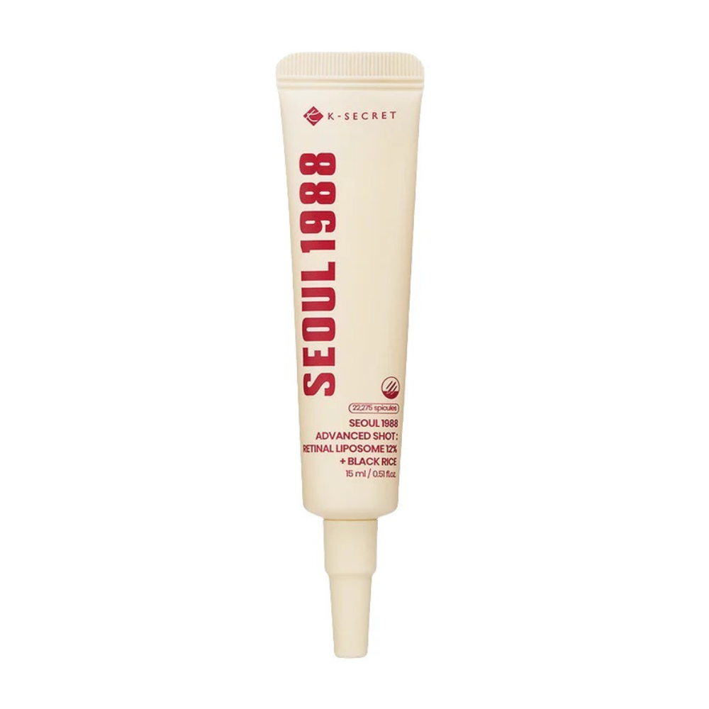 Crema Rejuvenecedora Retinal Liposome 12% + Black Rice Advanced Shot 15 g - Seoul 1988