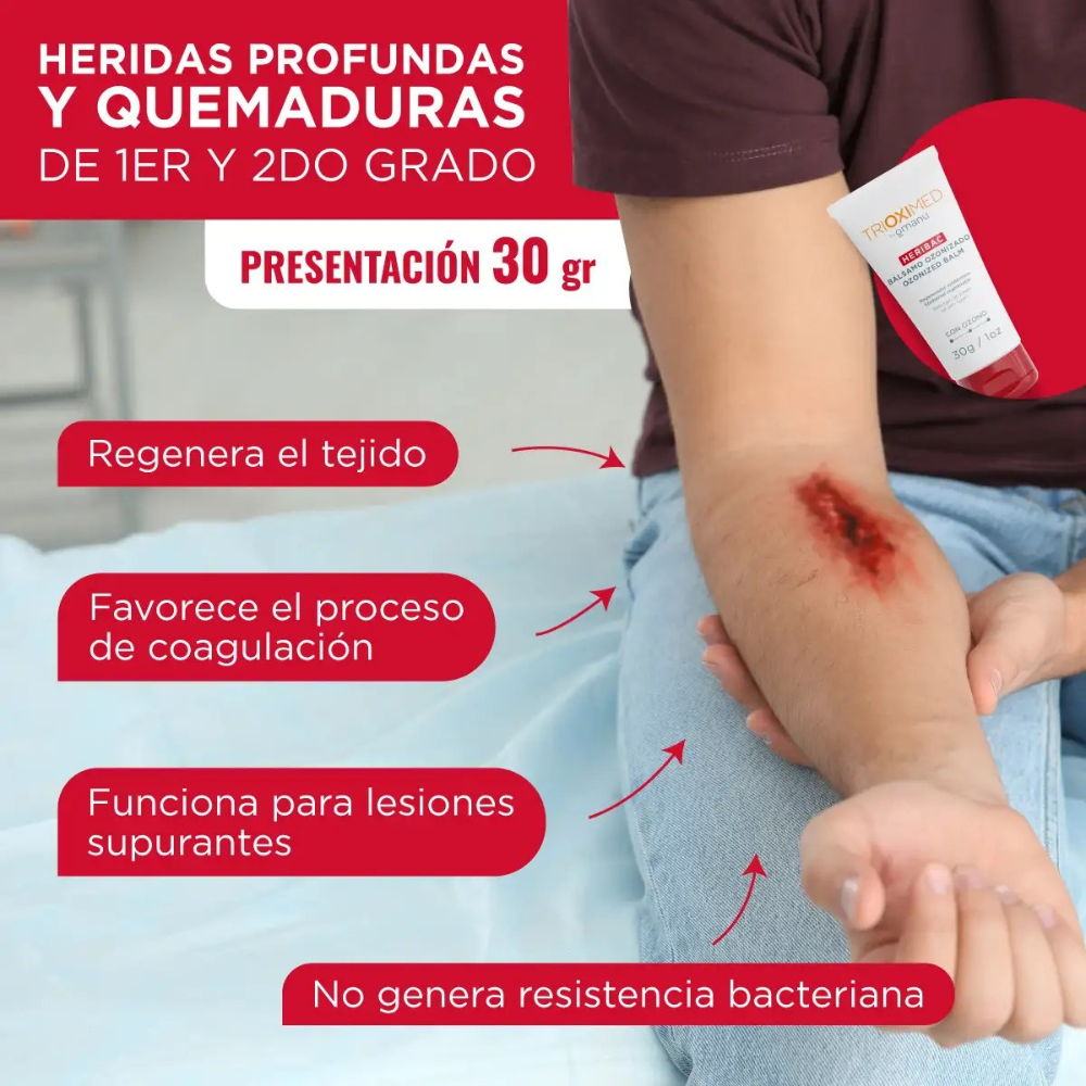 Bálsamo Ozonizado  Reparador y Protector - Trioximed