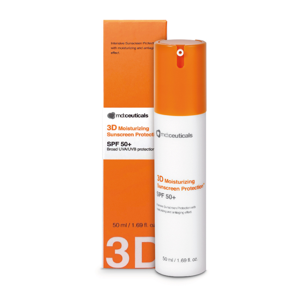 Protector Solar Hidratante 3D Moisturizing Sunscreen Protection SPF 50 50ml - Md:ceuticals
