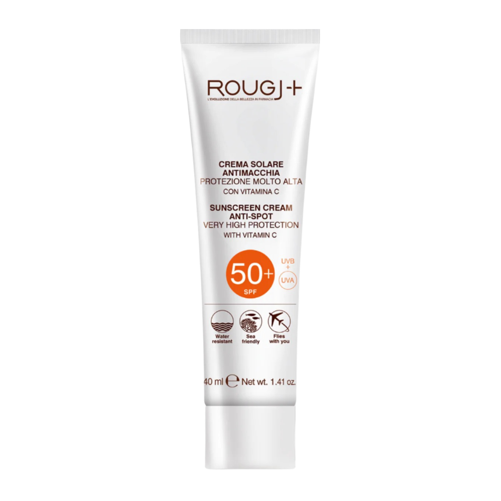 Protector Solar Facial e Iluminador SPF 50+ con Vitamina C 40ml - Rougj