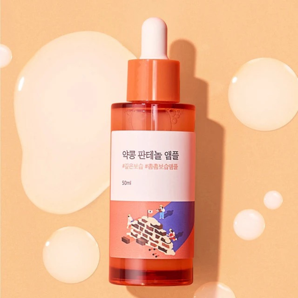 Ampolleta Hidratante Soybean Panthenol Ampoule 50 ml - Round Lab