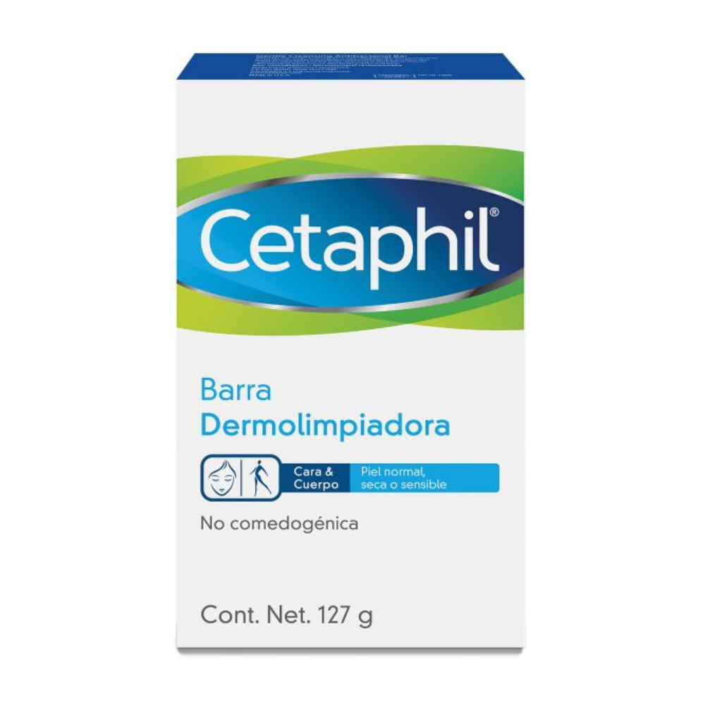 Jabón Limpiador Suave para Piel Sensible 127g - Cetaphil