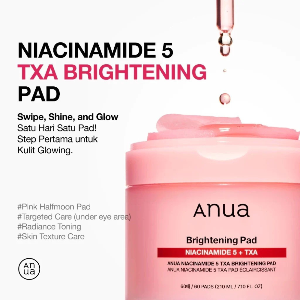 Pads Iluminadores con Niacinamida 5% y Ácido Tranexámico 210 ml - Anua
