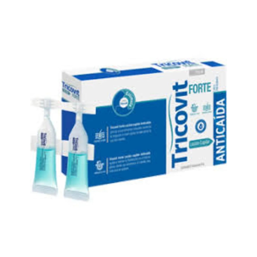 Tratamiento Anticaída de Cabello 10 Viales x 8ml - Tricovit Fort