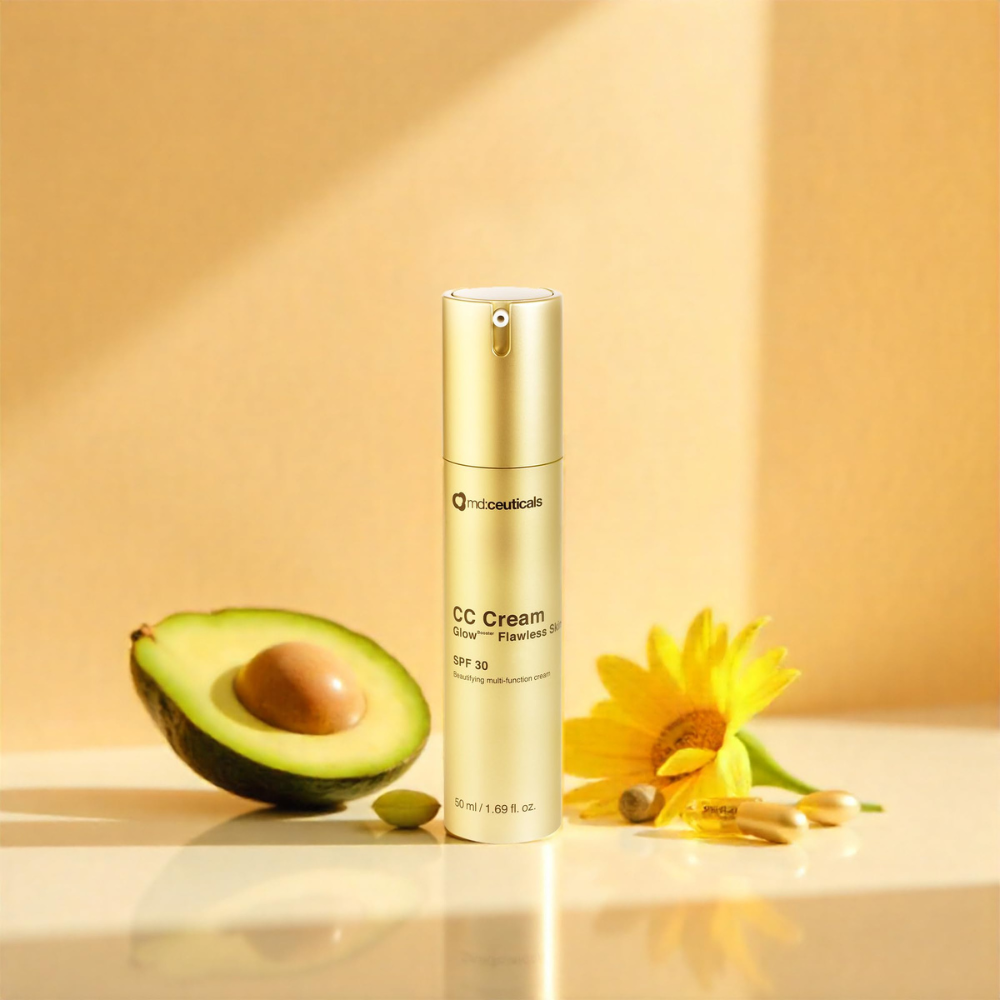 Crema Correctora con Color CC Cream Glow Booster Flawless Skin 50 ml - MDceuticals